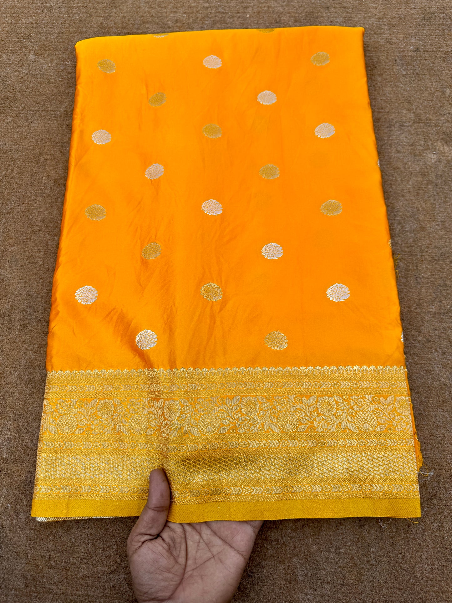 Banarasi mashru satin silk saree MS011