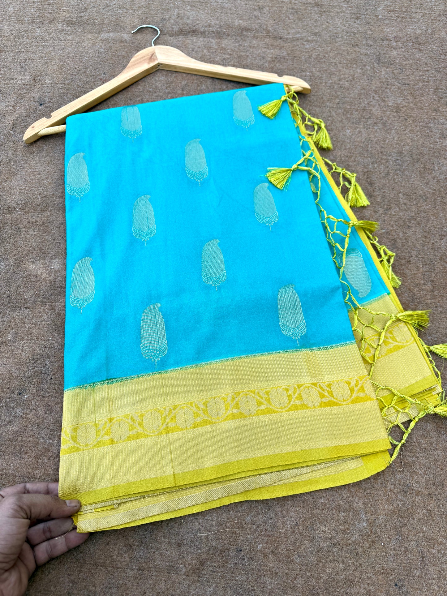 Banarasi Crep georgette silk saree CR112