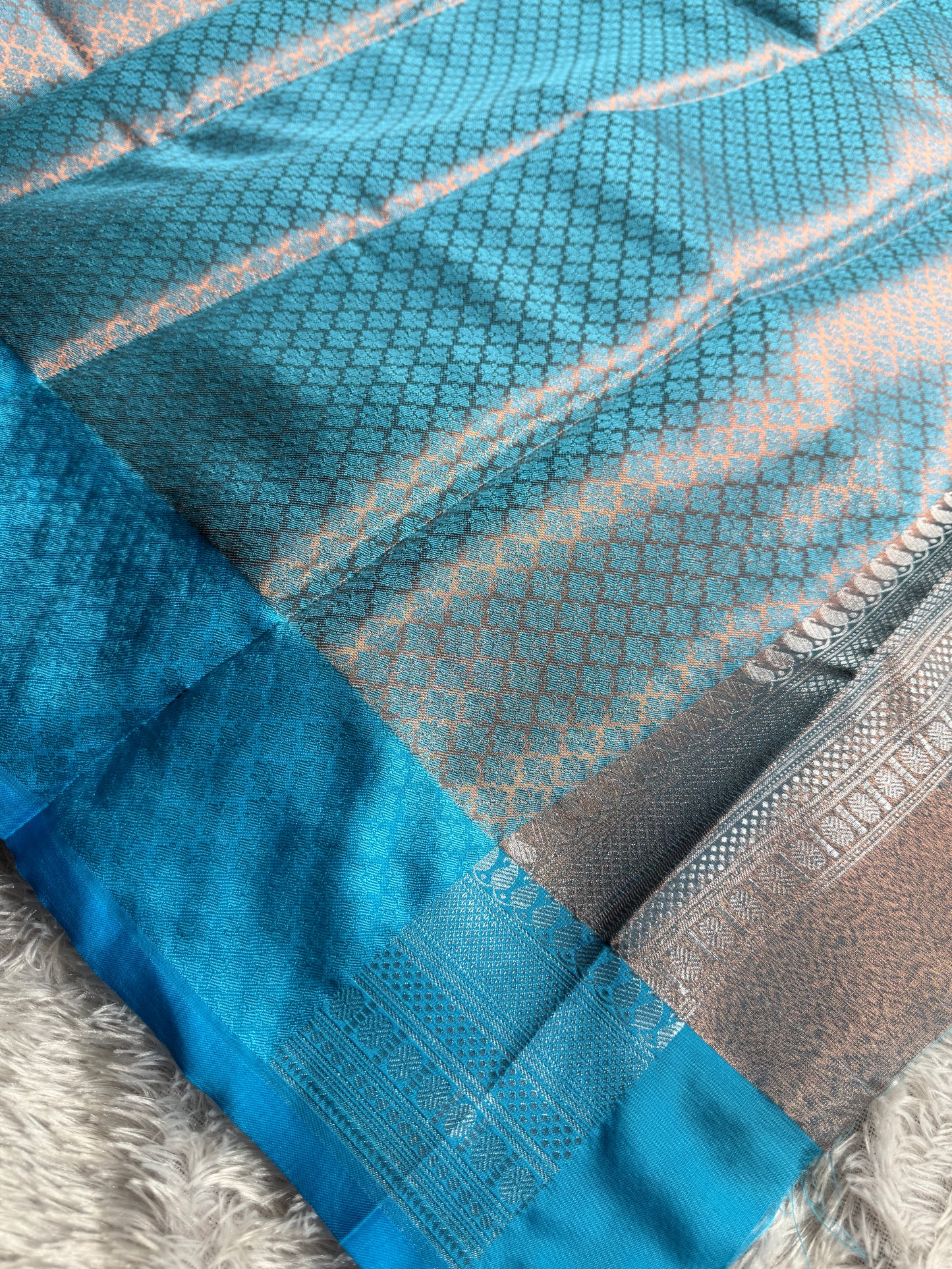 Premium Banarasi brocade tissue silk saree TS112