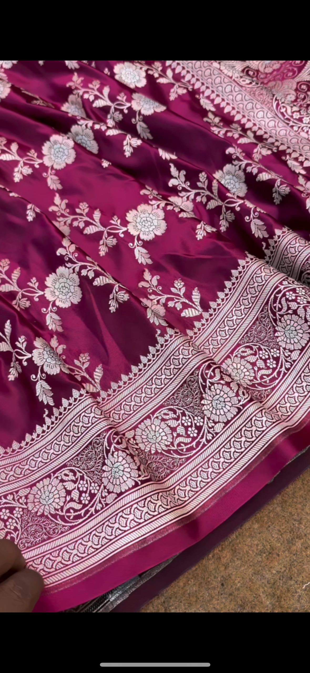 Banarasi mashru katan silk saree. Search code MK109