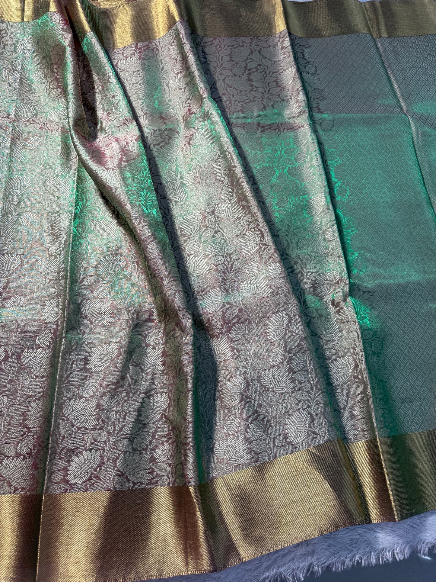 Nita Mam Inspired Kaniivaram tissue silk saree KT101