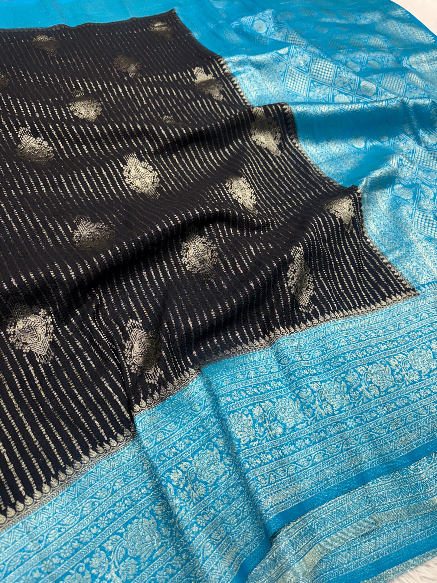 Banarasi georgette silk saree
