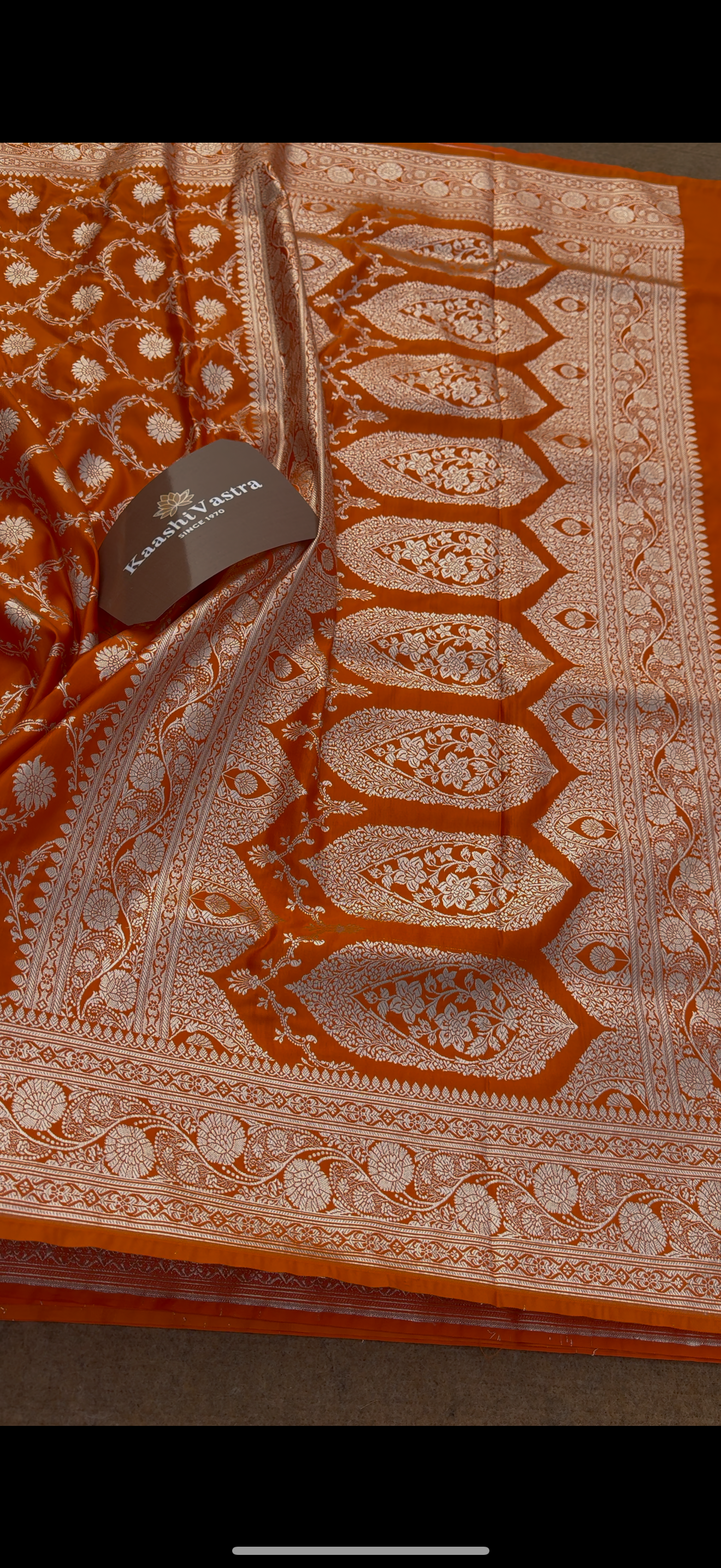 BANARASI MASHRU KATAN SILK SAREE. MK111