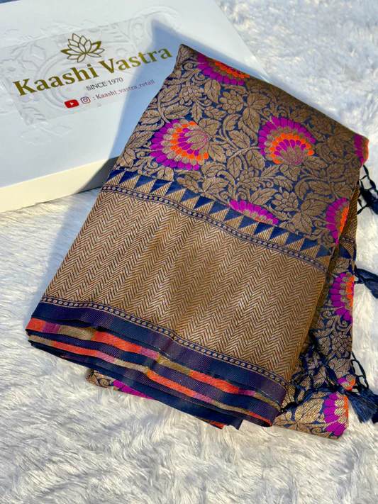 Banarasi brocade katan silk sarees