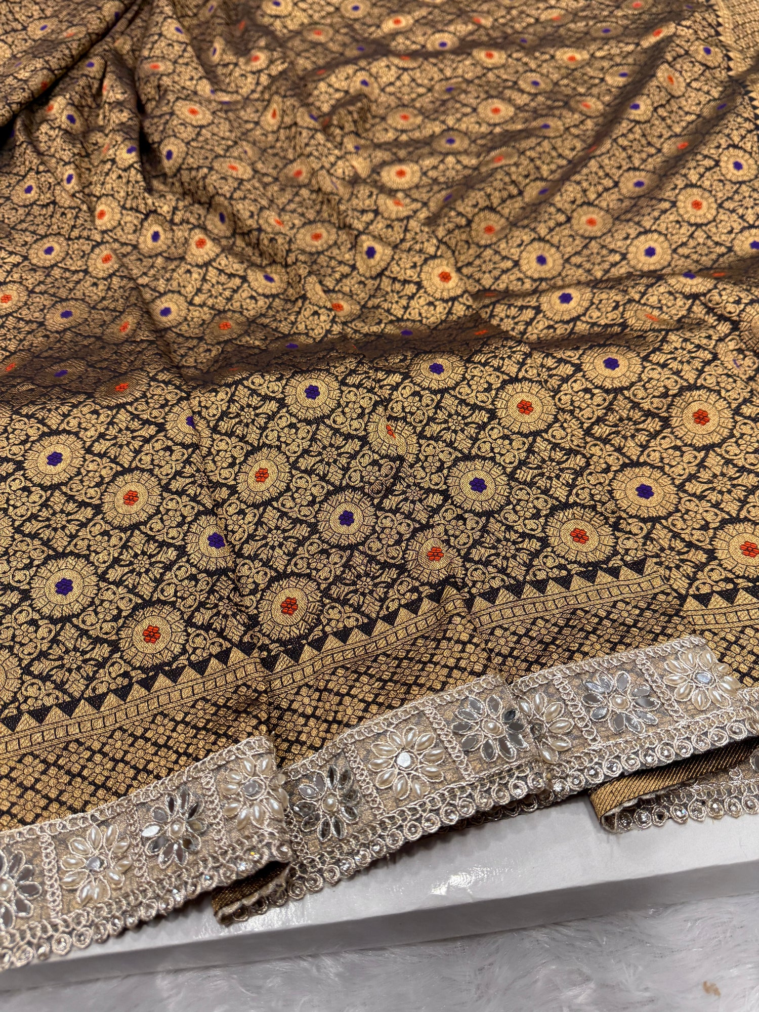 Banarasi brocade katan silk saree