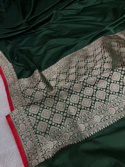 Premium Banarasi Mashru katan silk saree MK185