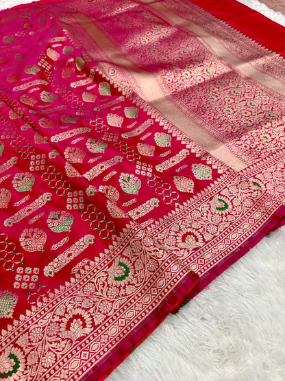 Banarasi Mashru katan silk saree MK150