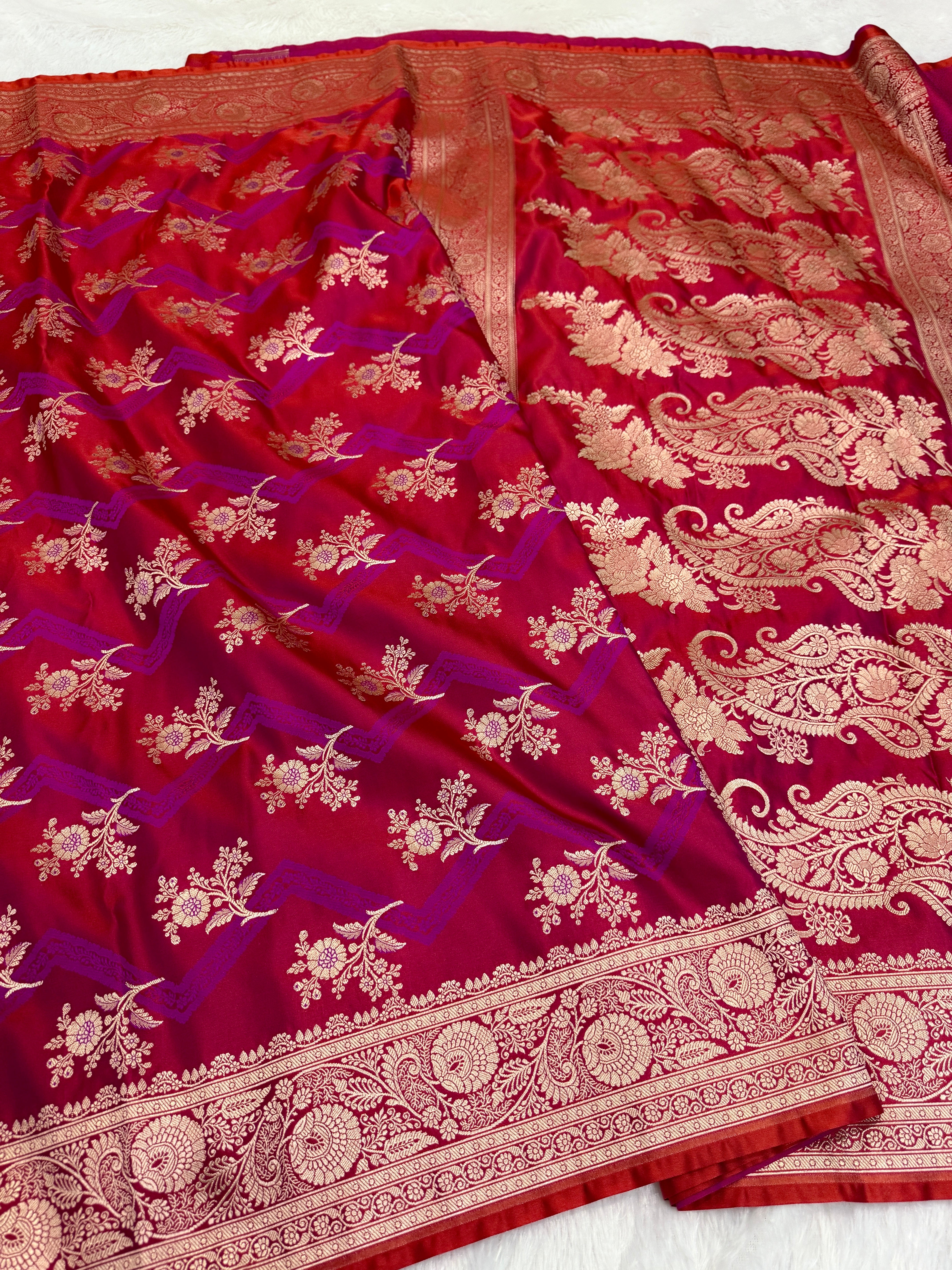 Banarasi Mashru katan silk saree mk005