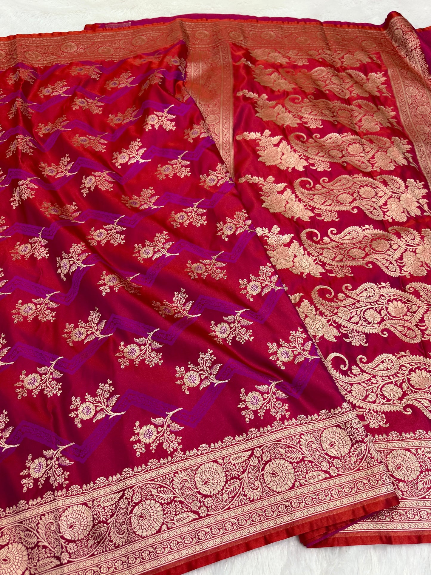 Banarasi Mashru katan silk saree mk005