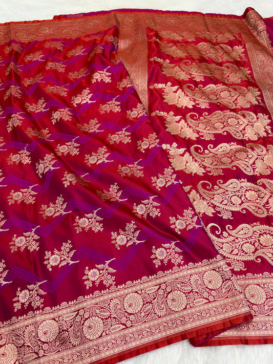 Banarasi Mashru katan silk saree mk005