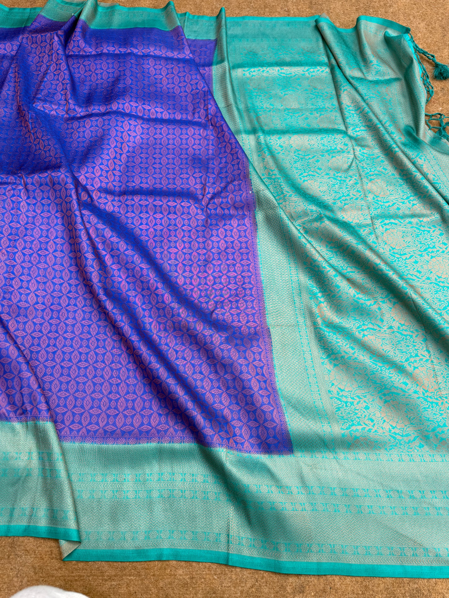 Kubera pattu silk saree. KP105