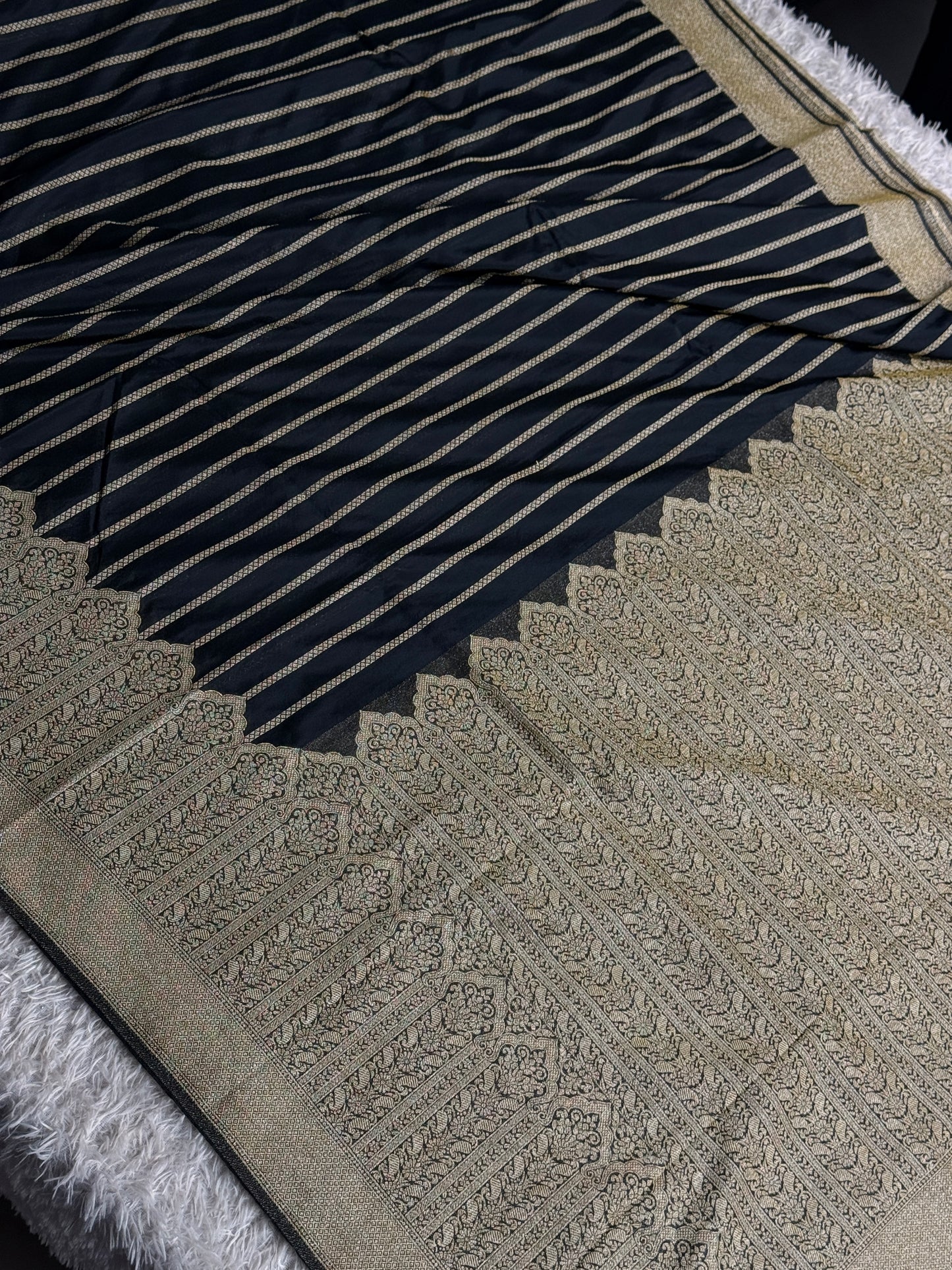 Banarasi crepe georgette silk saree CG101