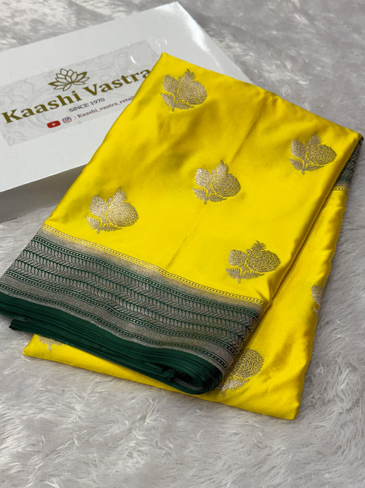 Premium Banarasi Mashru katan silk saree MK179