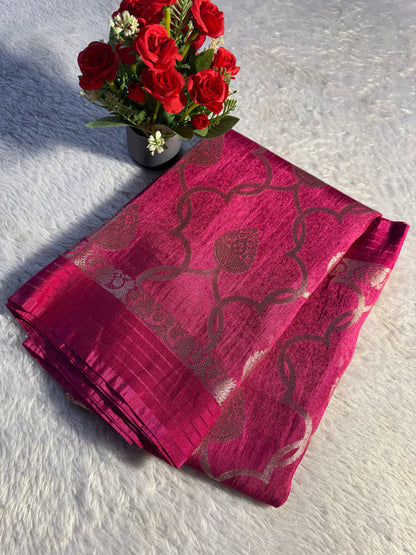 Banarasi soft tissue silk saree TS105