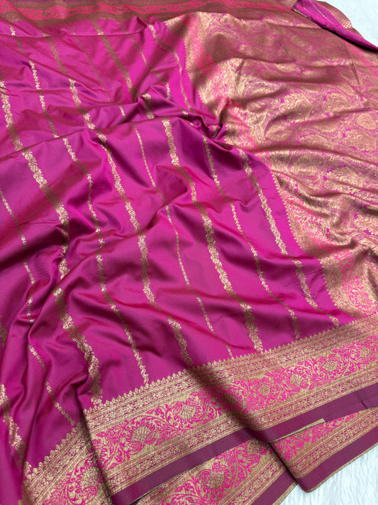 Banarasi semi katan silk saree
