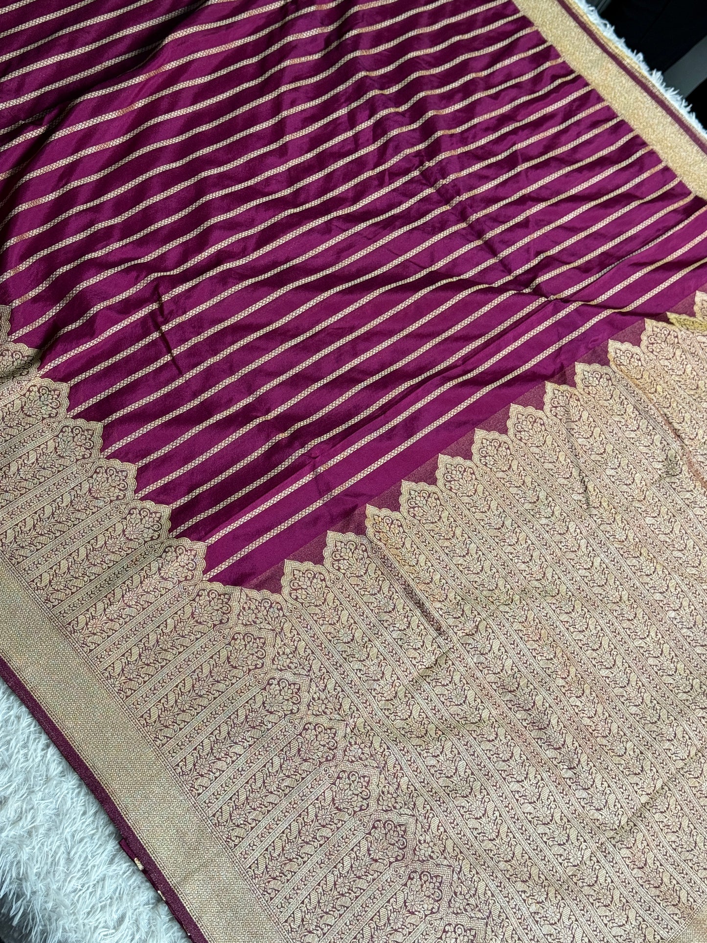 Banarasi crepe georgette silk saree CG101