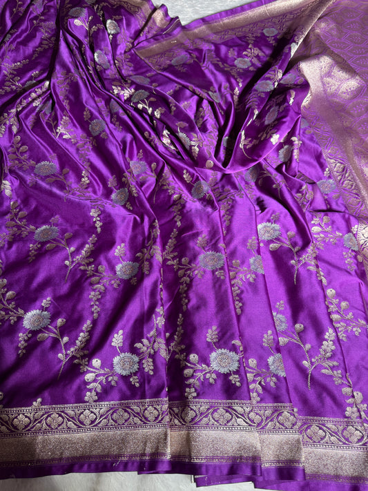 Premium Banarasi Mashru katan silk saree MK174