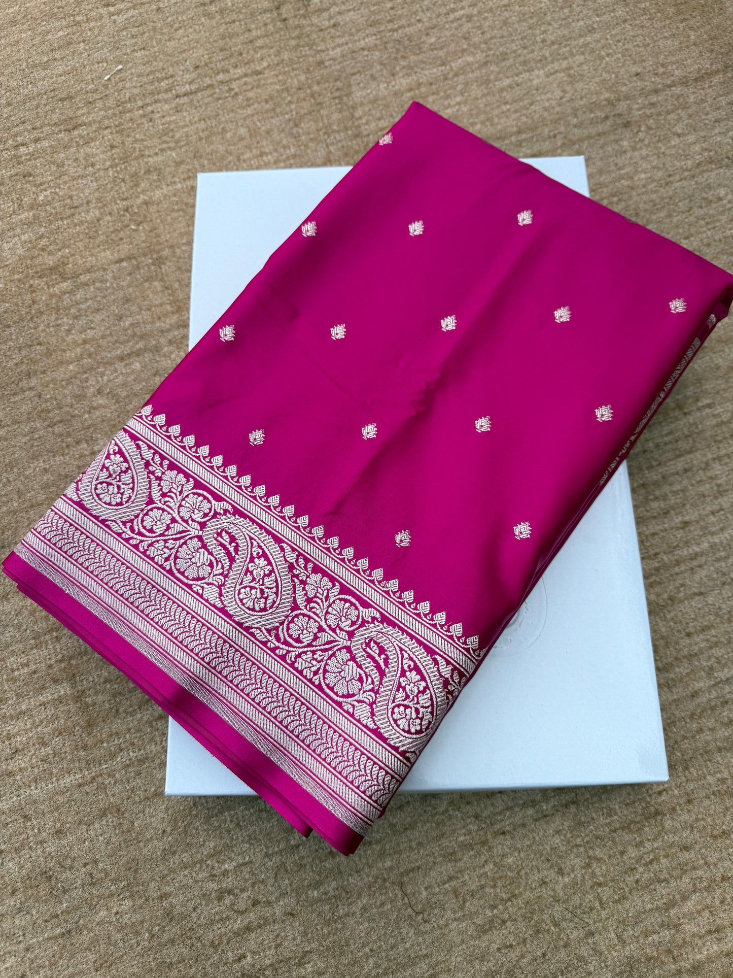 Banarasi mashru katan silk saree     MK107