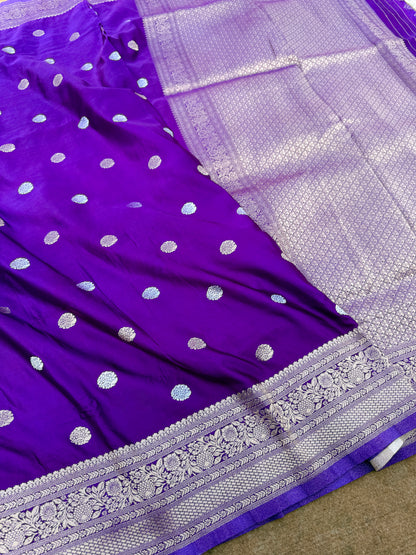 Banarasi mashru satin silk saree MS011