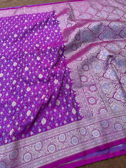 Banarasi mashru katan silk saree.    Mk103
