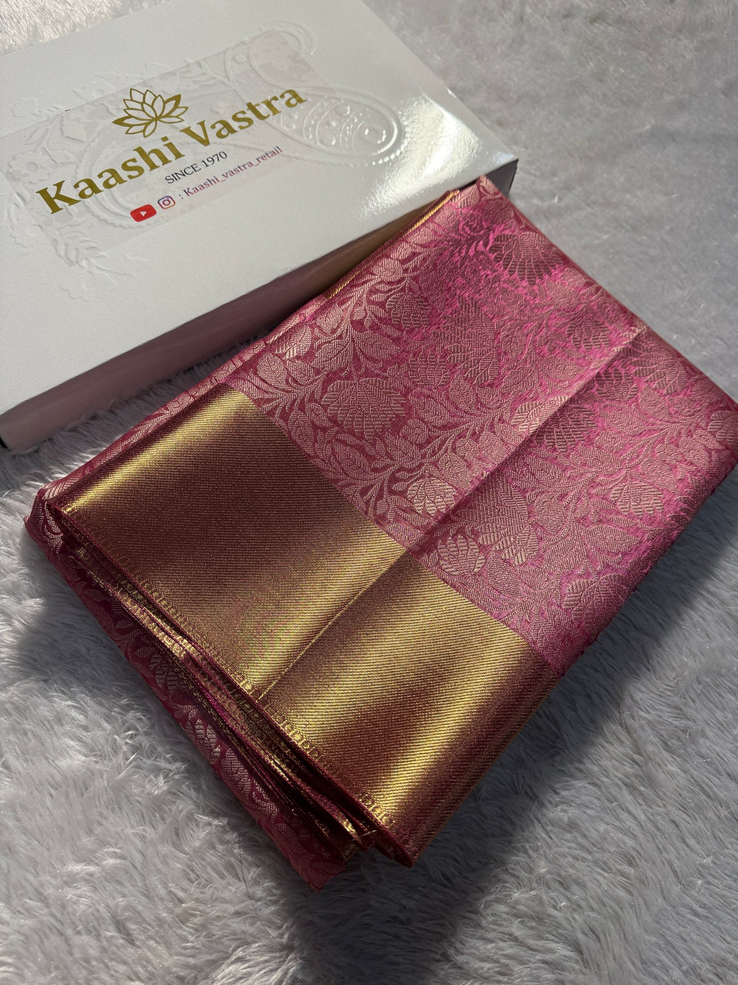 Nita Mam Inspired Kaniivaram tissue silk saree KT101