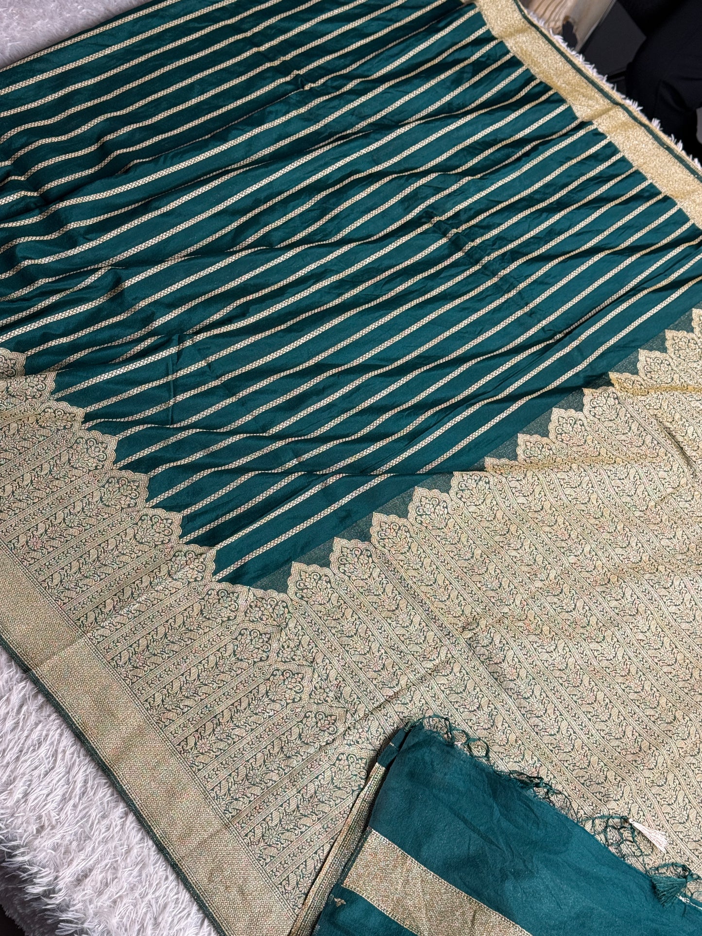 Banarasi crepe georgette silk saree CG101
