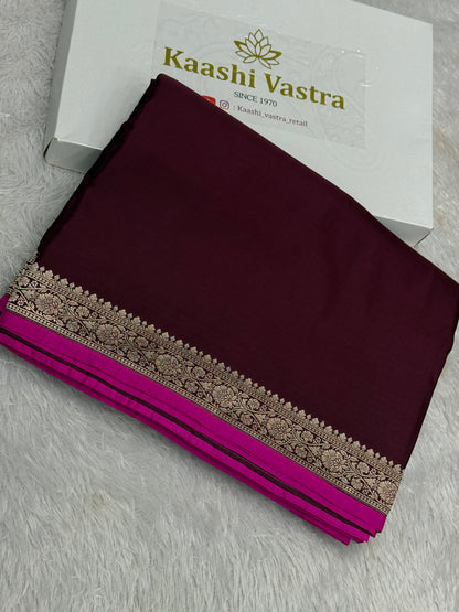 Premium Banarasi Mashru katan silk saree MK185
