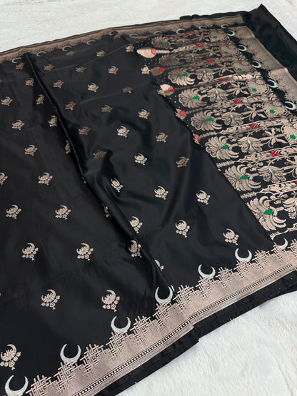 Banarasi mashru katan silk saree MK149