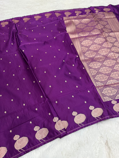 Banarasi mashru katan silk saree MK148