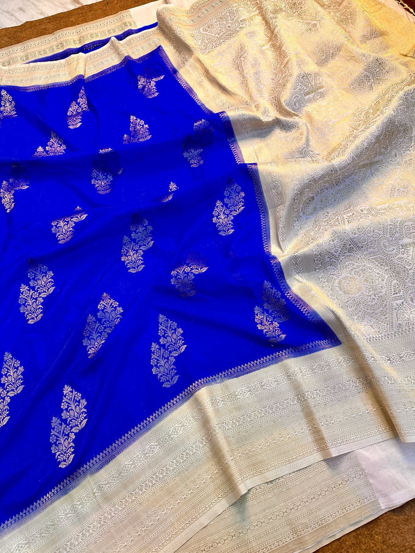 Crep georget Silk Banarasi saree cr101