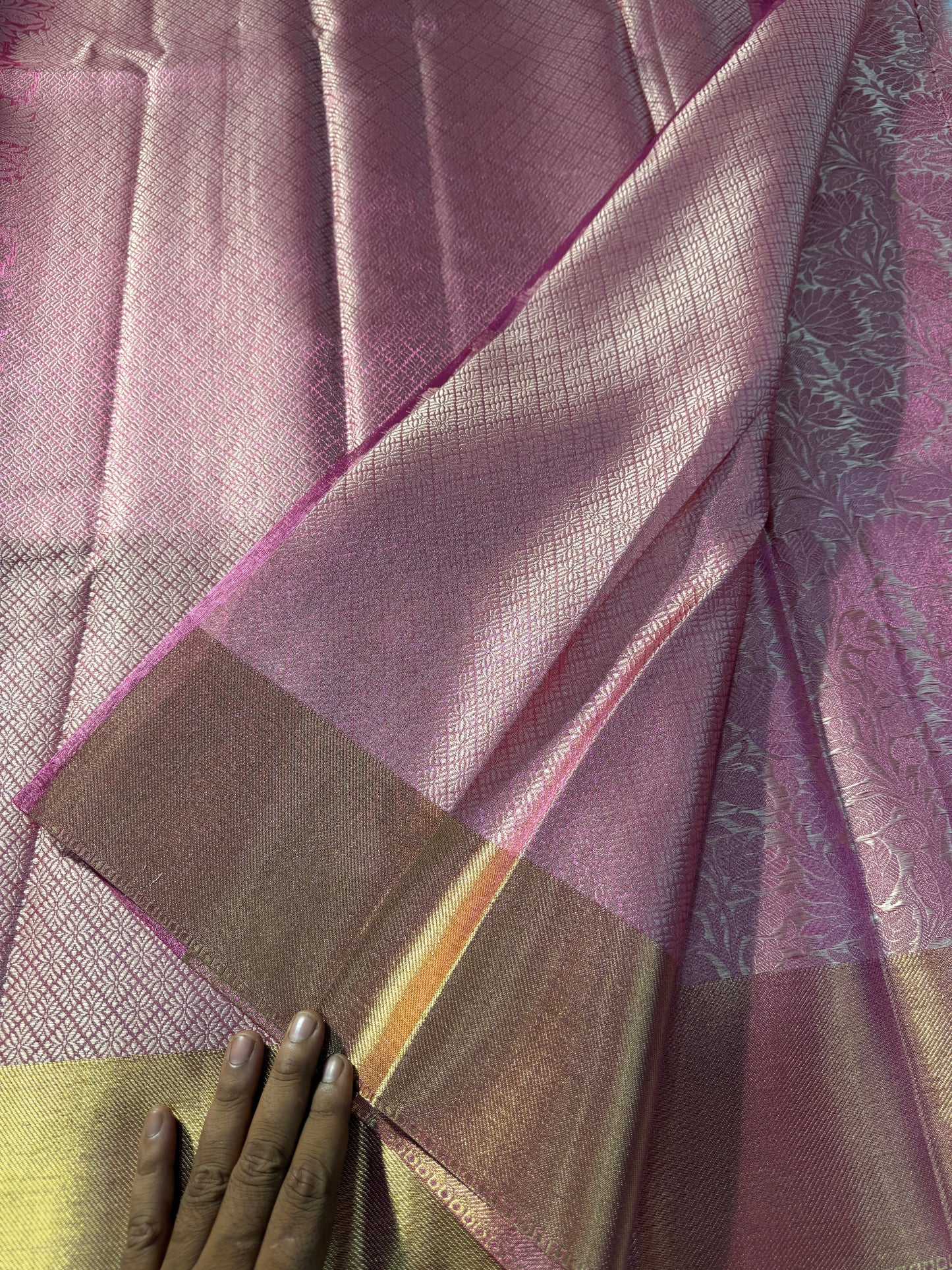 Nita Mam Inspired Kaniivaram tissue silk saree KT101