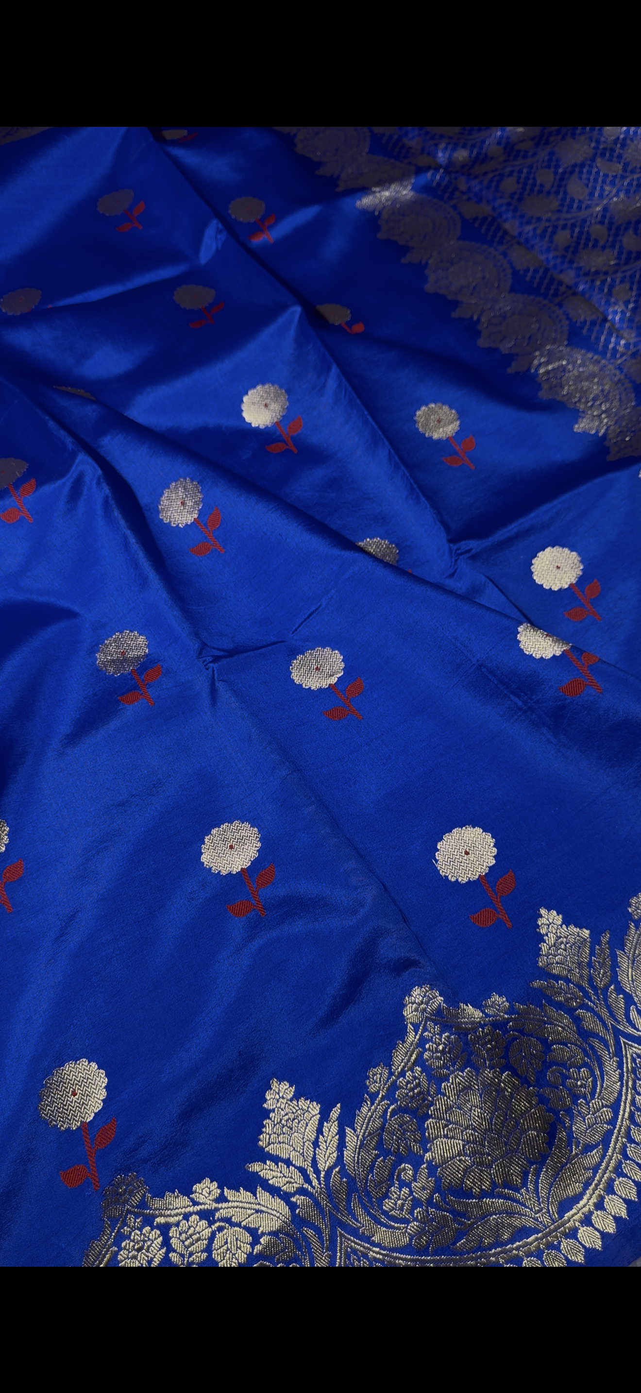 Pure handloom Banarasi katan silk saree