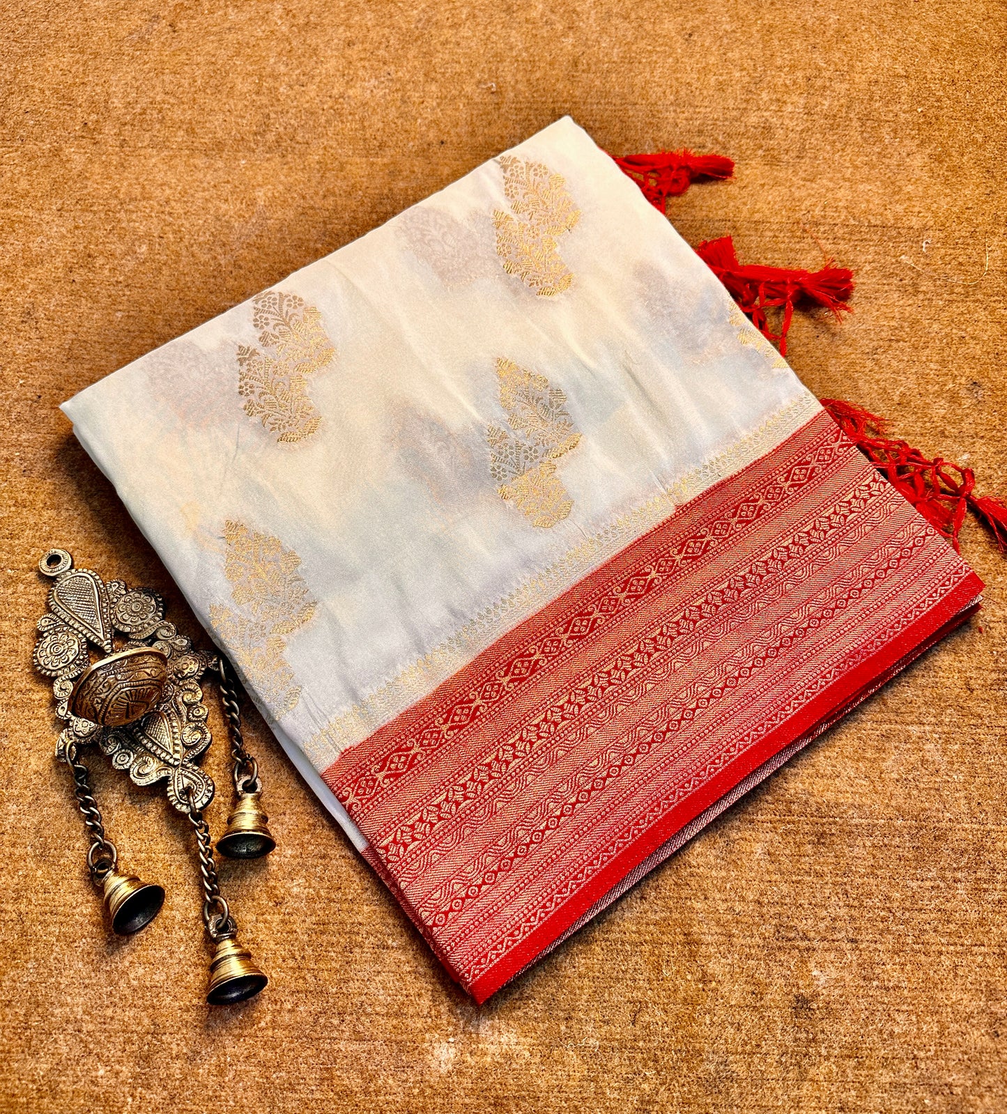 Crep georget Silk Banarasi saree cr101