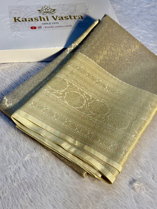 Premium Kanjivaram tissue silk saree TS107