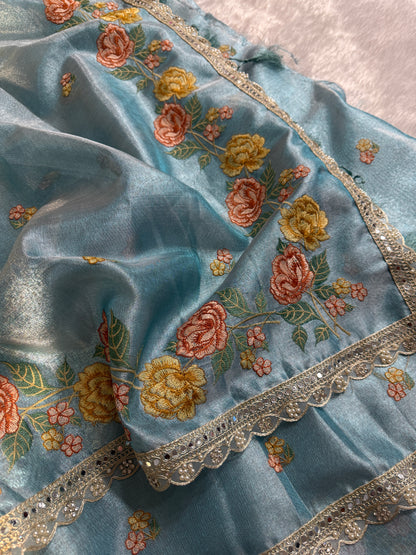 Premium Banarasi pure tissue silk saree PT104
