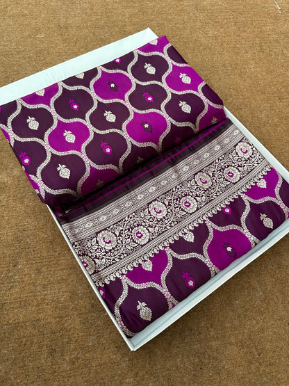 Banarasi mashru katan silk saree.     MK106