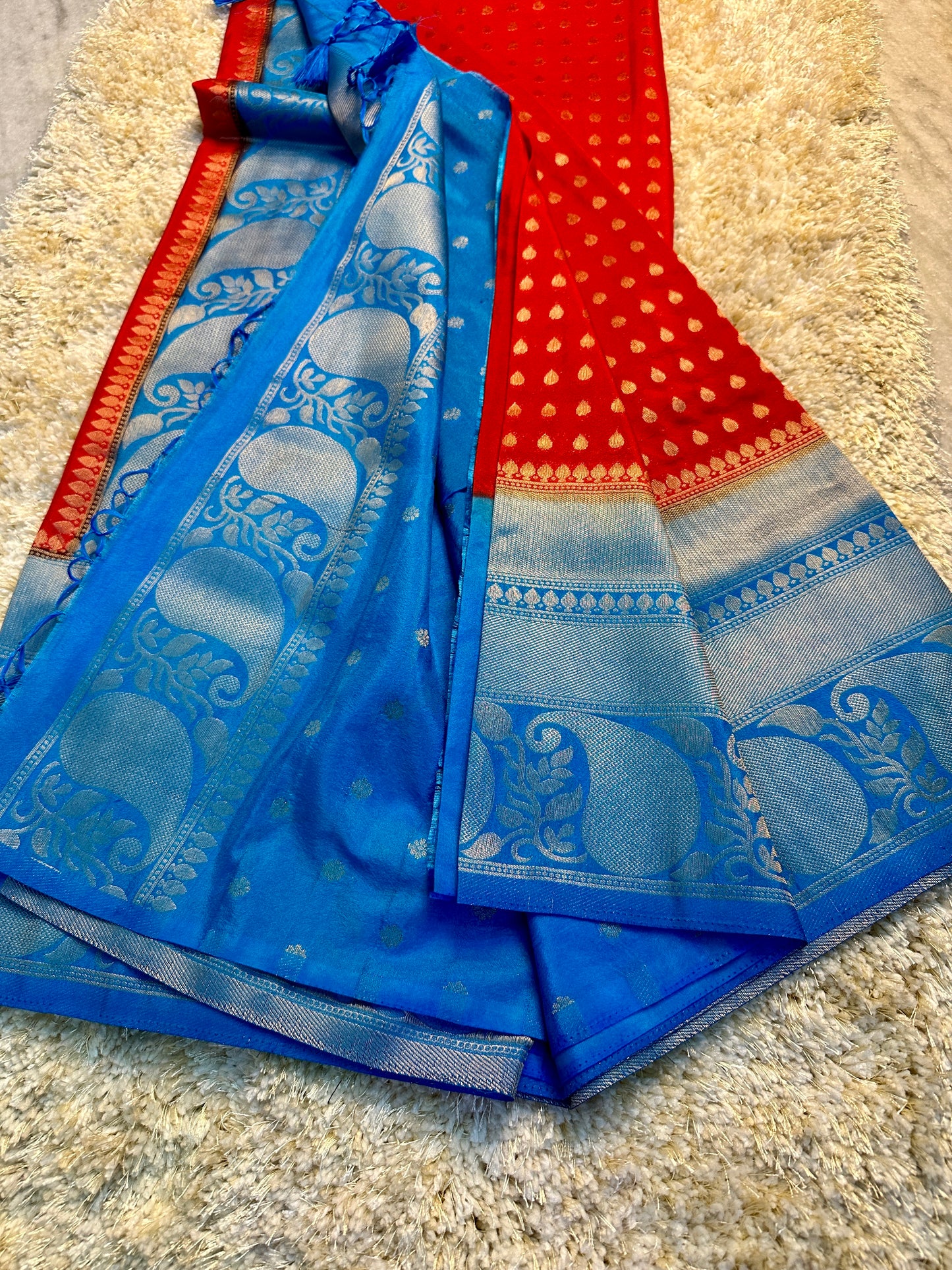 Banarasi Crep georgette silk saree 00012