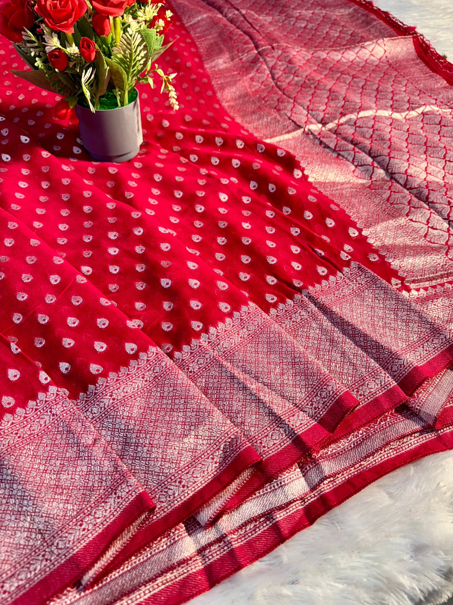 Banarasi pure viscos georgette VG101