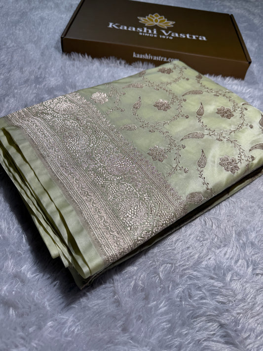 Premium Banarasi Mashru katan silk saree MK205