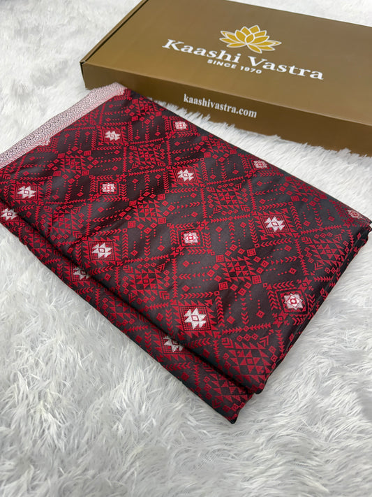 Premium Banarasi tanchui Mashru katan silk saree MK208