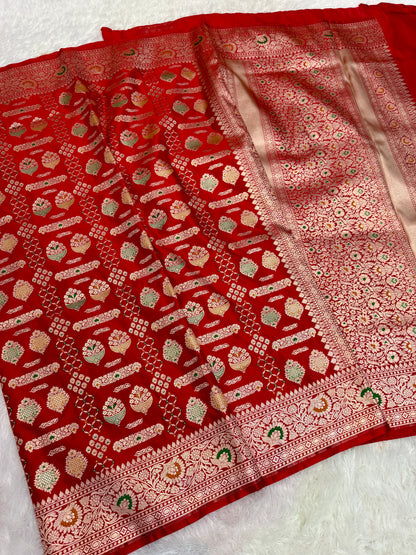 Banarasi Mashru katan silk saree MK150