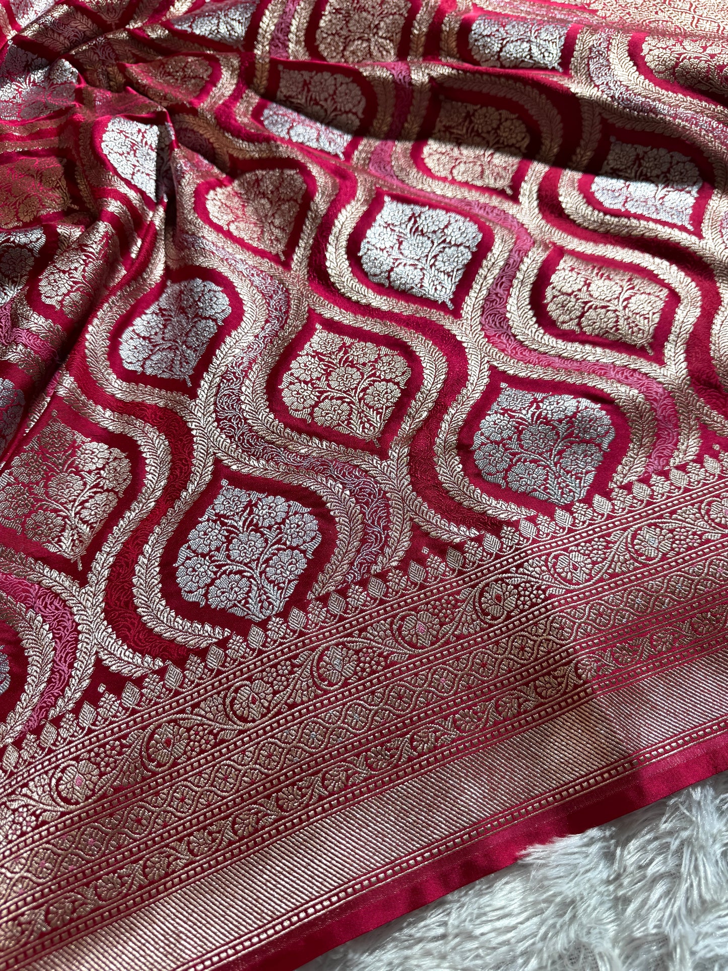 Premium Banarasi Mashru katan silk saree MK206