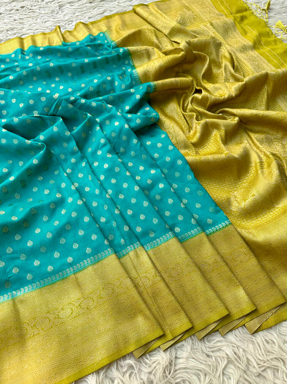 Banarasi raspberry georgette silk saree. RB104