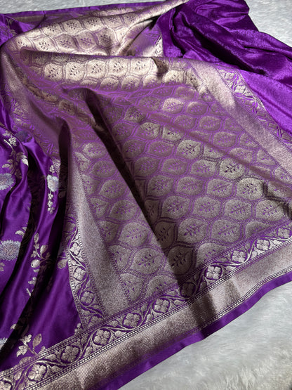 Premium Banarasi Mashru katan silk saree MK174