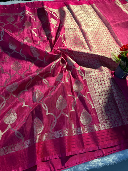 Banarasi soft tissue silk saree TS105