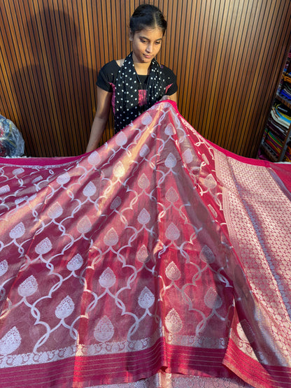 Banarasi tissue silk saree TS109