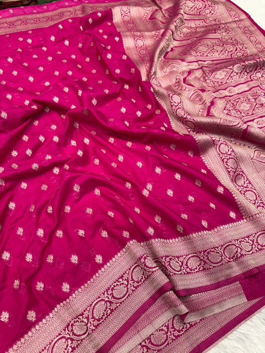 Banarasi soft georgette silk saree