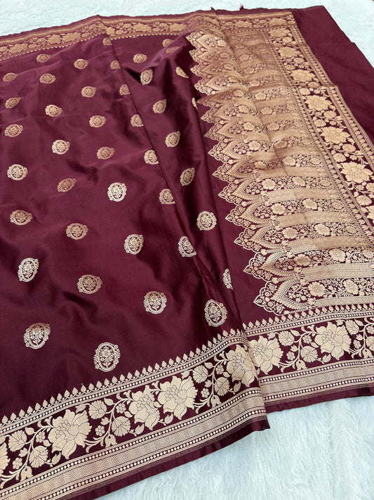 Banarasi Mashru katan silk saree MK143