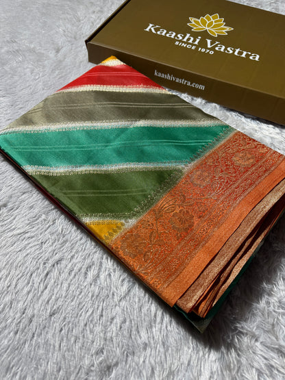 Rangkat premium Banarasi Mashru katan silk saree MK215