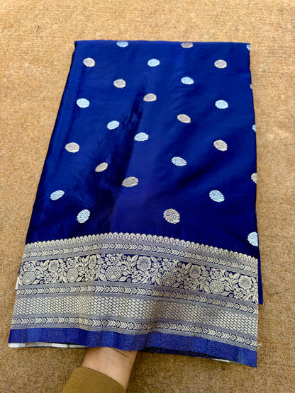 Banarasi mashru satin silk saree MS011